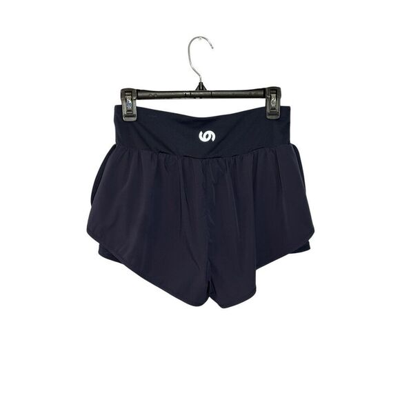 Cadmus 2 in 1 athletic shorts in slate blue - M - Picture 2 of 7